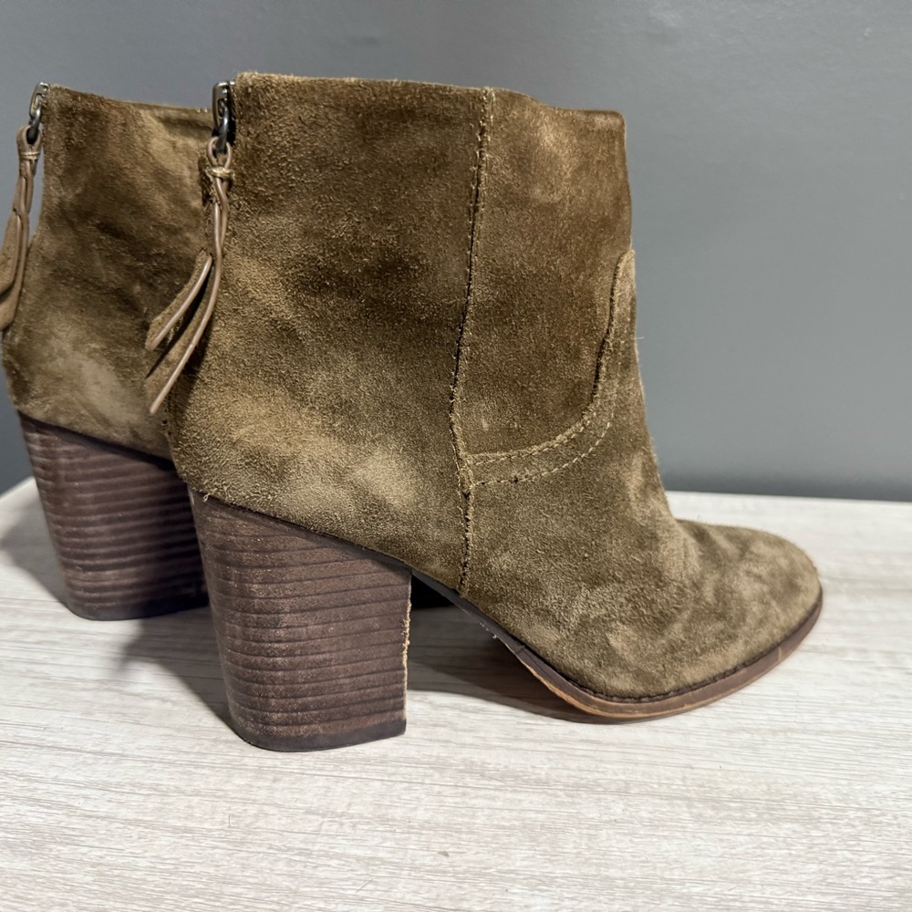 Splendid Suede Ankle Booties in Brown Size 7.5